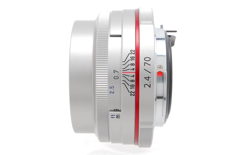 [NEAR MINT] Pentax HD PENTAX-DA 70mm F2.4 Limited Silver Lens From Japan #1372 - Image 3 of 4