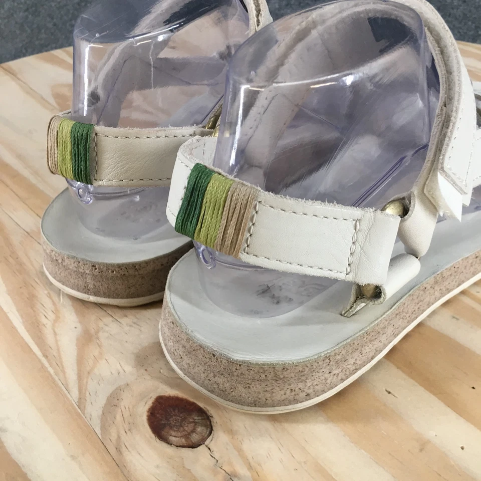 Sandalias Teva Mujer 9 Originales Universales Deportivas Slingback 1010321 Cuero Blanco Foto 4 de 4