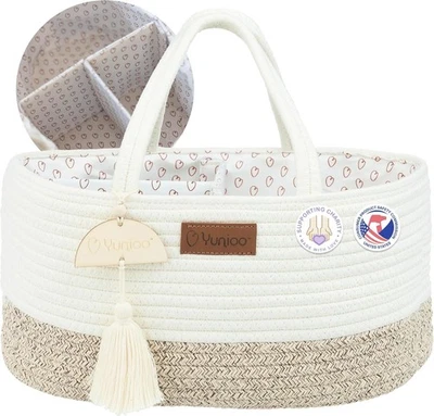 Wickeltisch Organizer, windeltasche mit Fächern, Wickelorganizer Geschenke für B - Bild 1 von 4