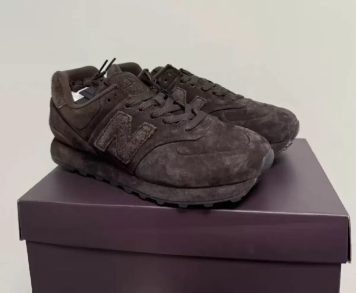 Stone Island × New Balance 574 Legacy Ghost Brown U574BSI1 Men