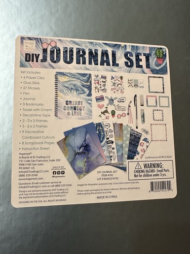 Journal Kit for Girls Ages 8-12, 2 Pack Scrapbook Diary Birthday Gifts Set - Picture 2 of 3
