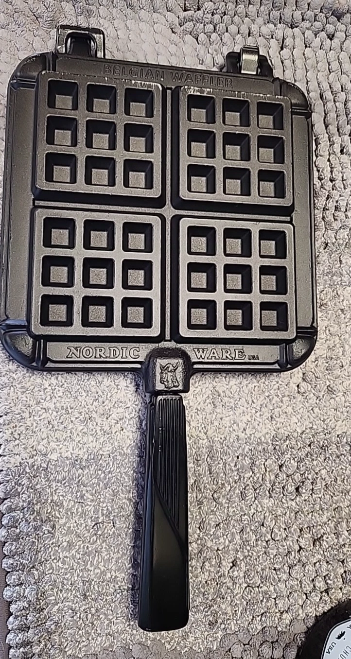 Nordic Ware Belgium Waffler Stove Top Crispy Waffle Maker