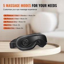 Eye Massager With Heat Remote Eye Care Device 5 Modes Bluetooth Music