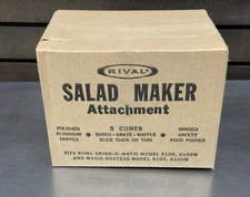 Rival Salad Maker Attachment Model 2200 - New Sealed Box Vintage