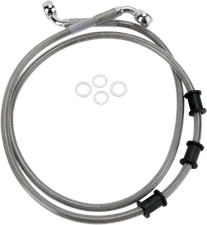 Drag Specialties 1741-2841 Extended Stainless Steel Front Brake Line Kit 43 3...