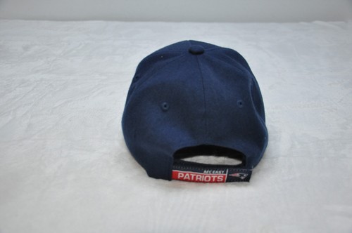 New England Patriots Hat Cap Strap Back Mens Navy Blue NFL Football Team Apparel - Picture 3 of 7