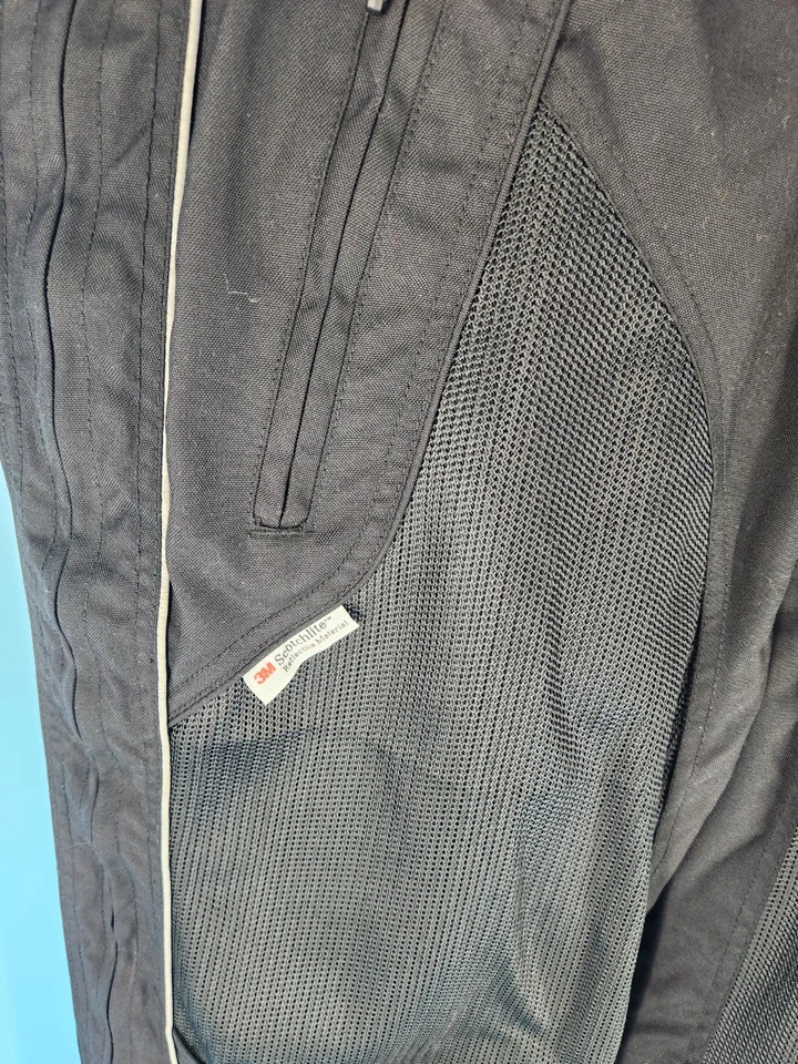 Olympia Motor Sports Prenda Exterior Negro Cordura Hombre Talla 38/36 Pantalón Acolchado Foto 2 de 4