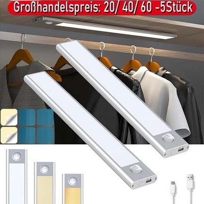 LED Unterbauleuchte Lichtleiste Schrank Leuchte mit Bewegungsmelder Wireless DHL