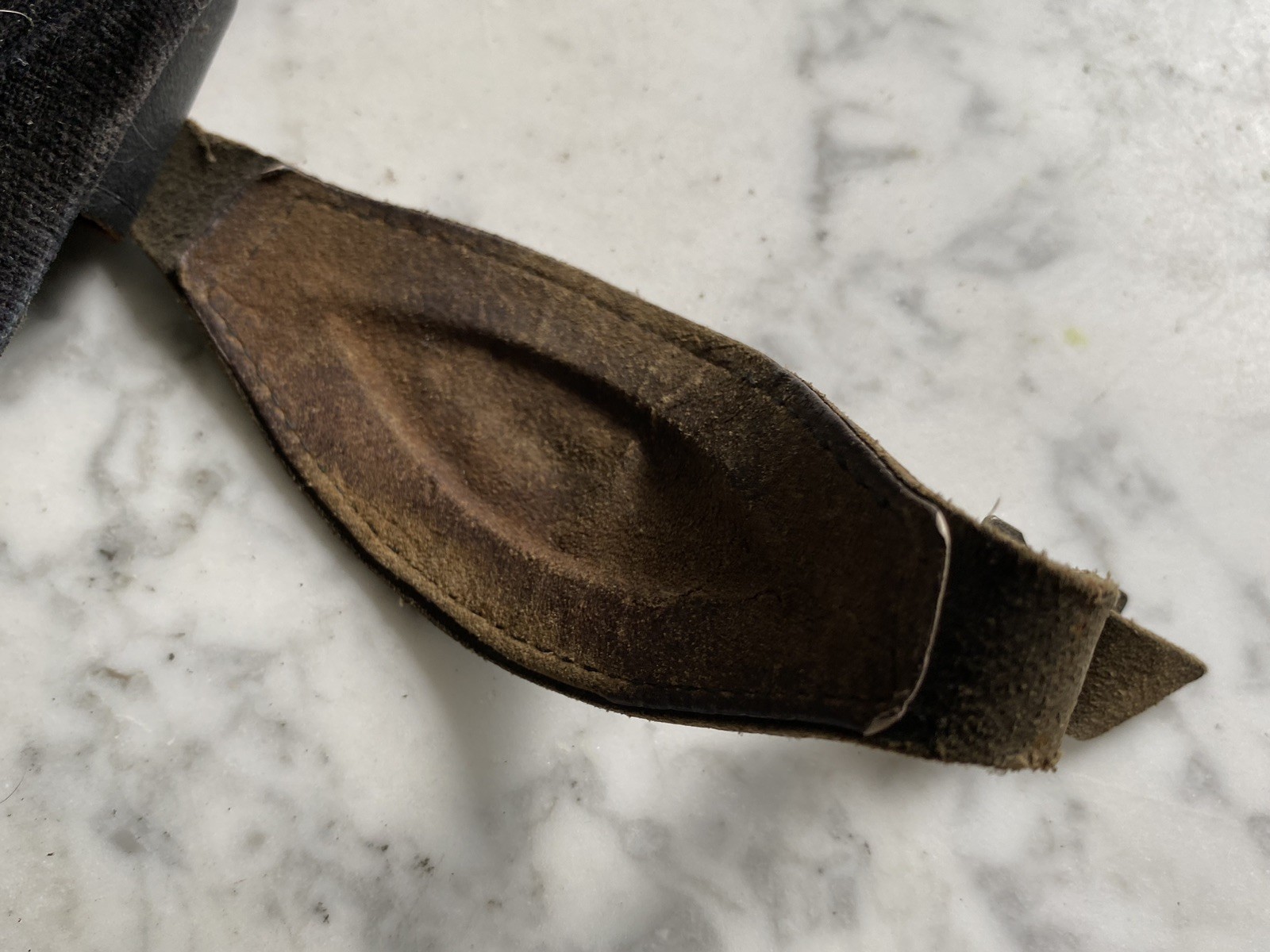 Vintage Riding Hat velvet Helmet Polo Fox Hunting equestrian Hunt Cap - display