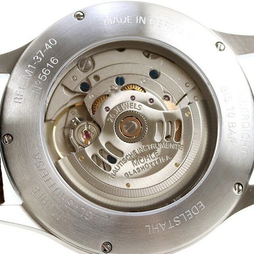 Muhle Glashütte Terrasport II Automatikuhr Herren M1-37-47-LB creme unbenutzt - Bild 6 von 8