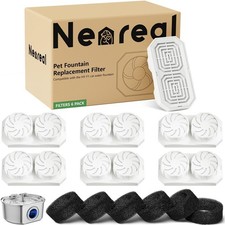 Official 6-Pack Replacement Filters with Pre-Filter Sponges for 108oz/3.2L Au...