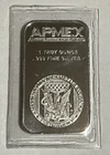(1) APMEX 1 OZ .999 SILVER BARS,