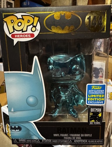 Funko Pop 144 Batman 2019 Summer Convention Limited Edition In Pop Protector