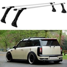 For Mini Cooper S R55 Clubman 63" Roof Rack Crossbar Luggage Cargo Rain Gutters