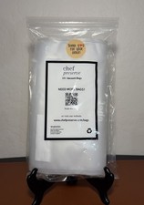 Chef Preserve Reusable Vacuum Sealer Medium 10 Bags (10x11 in) NIP Free Shipping