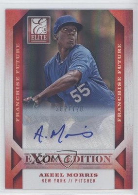2013 Elite Extra Edition Franchise Futures Signatures /720 Akeel Morris Auto 0t3