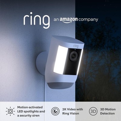 SPOTLIGHT CAM PRO KABELGEBUNDEN AMAZON 1080P HD 3D MOTION LED 2 KAMERA SICHERHEITSSYSTEM