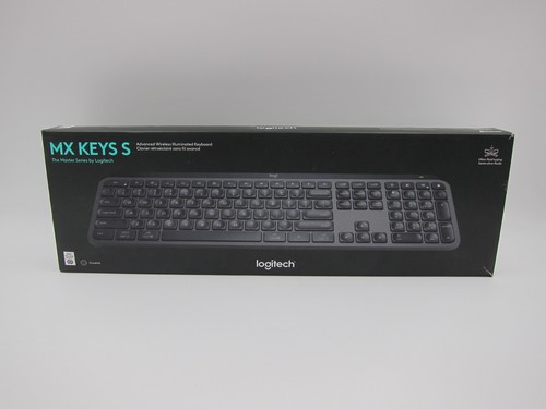 Logitech MX Keys S Wireless Bluetooth Keyboard Graphite FOR PARTS / REPAIR - Picture 3 of 3