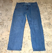 Levi's 550 Straight Boys Blue Medium Wash Jeans 14 Husky 33x28 Cotton A245