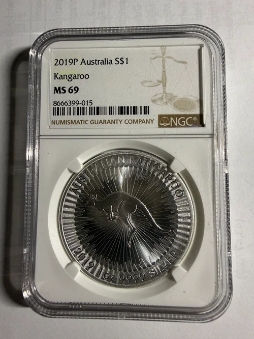 Australian Kangaroo Grade MS 69 Silver Bullion Coins for sale | eBay