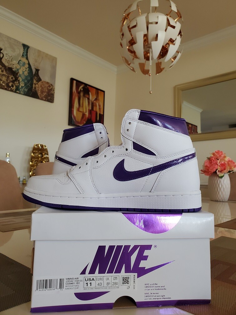 Nike Air Jordan 1 Retro High Court Purple Mid Low CD0461-151