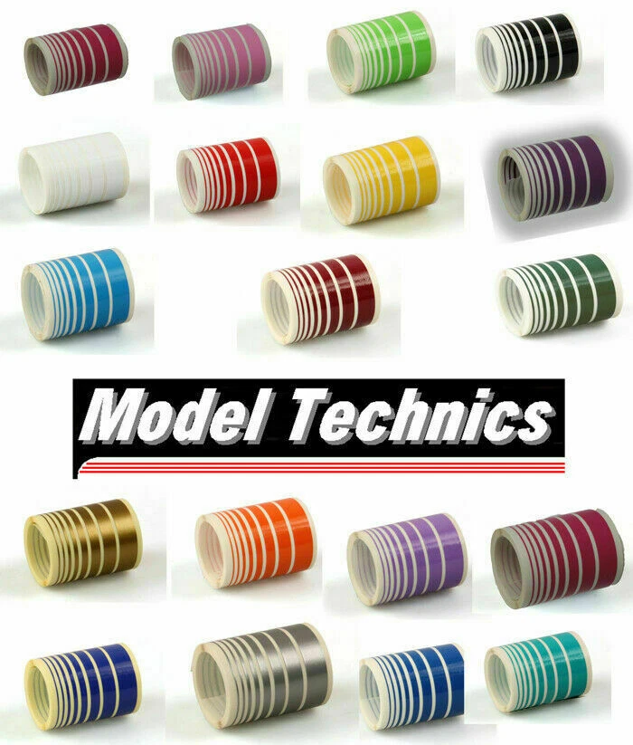 Model Technics Trimline. Self Adhesive Line Tape Stripe for Model Car, Aircraft