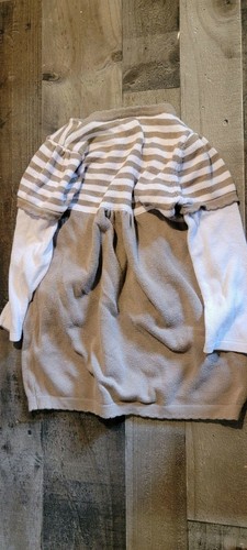 Polkatots sweater Stripped brown youth - Picture 3 of 3