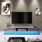Modern I 180cm I TV Unit I Cabinet I TV Stand I Grey High Gloss Doors I Free LED