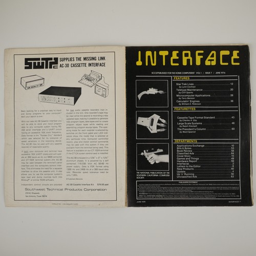 June 1976 Vol 1 Issue 7 SCCS INTERFACE Magazine SoCal Computer Society Star Trek - Picture 3 of 9