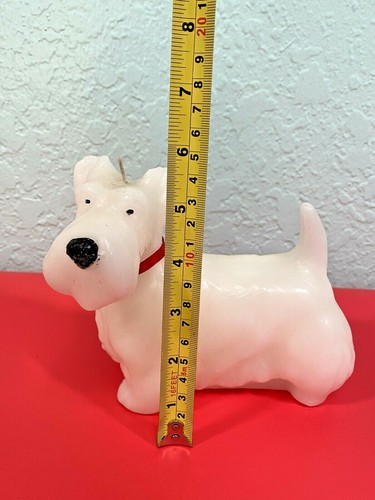 Westie Dog Large Wax Novelty Candle Black WEST HIGHLAND WHITE TERRIER Unburned - Picture 4 of 11