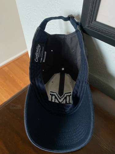 University of Michigan Wolverines Womans Sparkle Adjustable Strapback Hat Cap - Picture 4 of 4