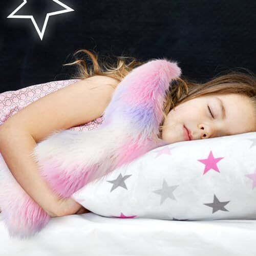 2 Pcs Mermaid Tail Throw Pillow Soft Mermaid Throw Pillow Medium Purple Pink - Picture 7 of 8