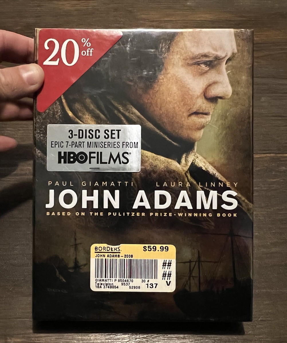 JOHN ADAMS HBO Complete Miniseries Revolution Founding Father DVD