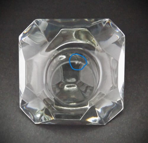 BACCARAT FACET MARTELL CRYSTAL DECANTER WHISKY 9 1/2” - Picture 7 of 10