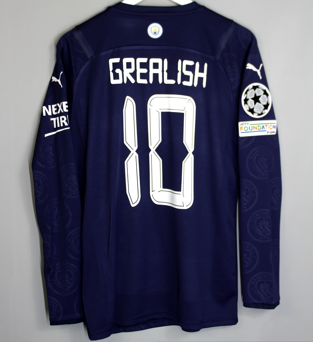 Puma Manchester City GREALISH 10 ジャージ M Puma Man City Home Grealish 10 Jersey 2023-2024 (Official