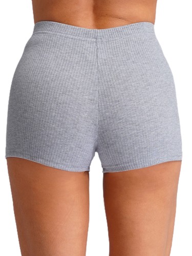 Womens Hot Pants Waistband Shorts Sports Beachwear Booty High Waist Pilates Gym - Picture 29 of 57
