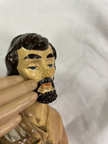 Vintage from Japan Paper Mache Nativity Scene Lot of 6 Large Pieces 10" GC - Picture 19 of 24