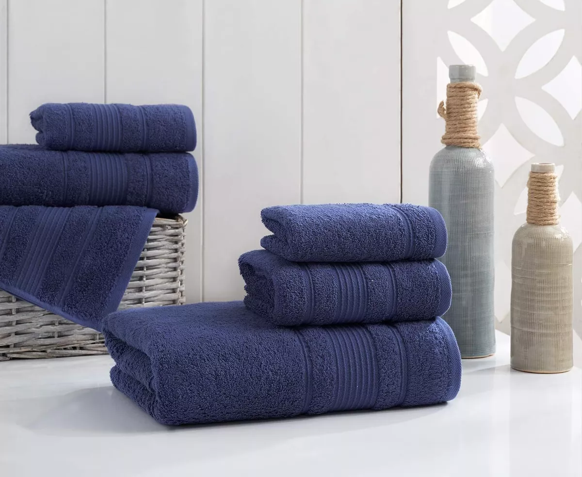 Qute Home 6 Piece Bath Towels Set 100 Turkish Cotton Premium