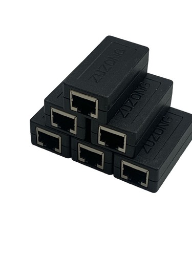 Łącznik liniowy RJ45 Cat7 Cat6 Cat5e Cat5 Ethernet LAN Kabel sieciowy Adapter 6pk - Zdjęcie 4 z 6