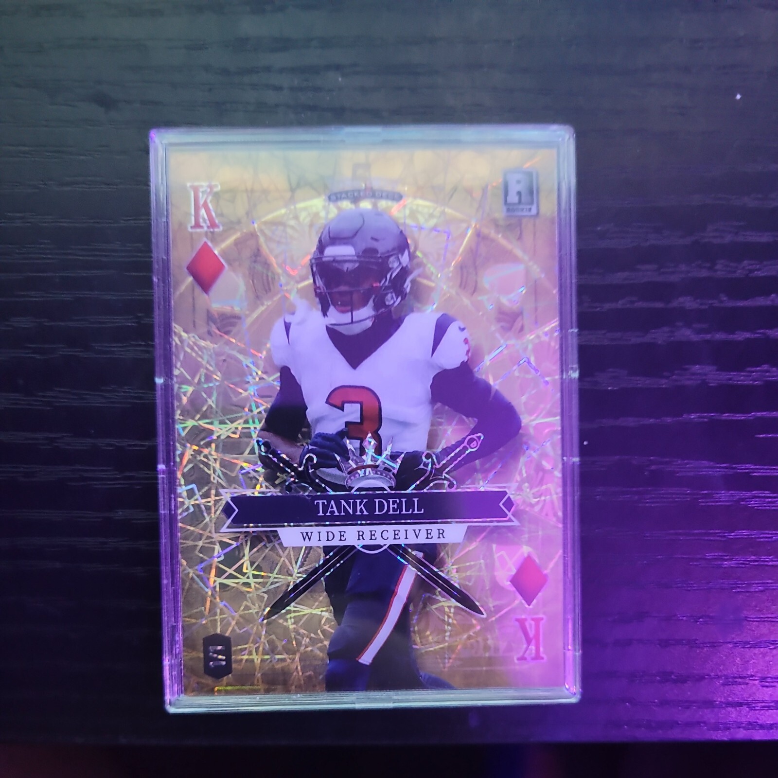 Tank Dell 2023 Wild Card 1/1 5 Card Draw Stacked Deck Rookie ERROR