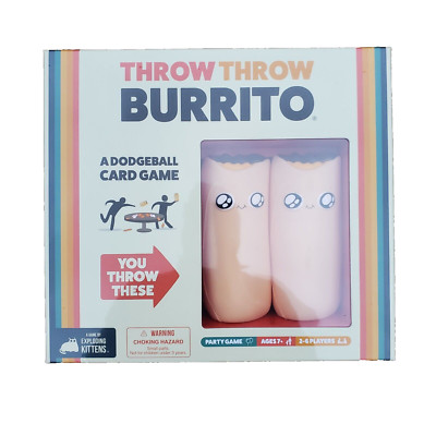 Throw Throw Burrito by Exploding Kittens - A Dodgeball Card Game Brand NEW 