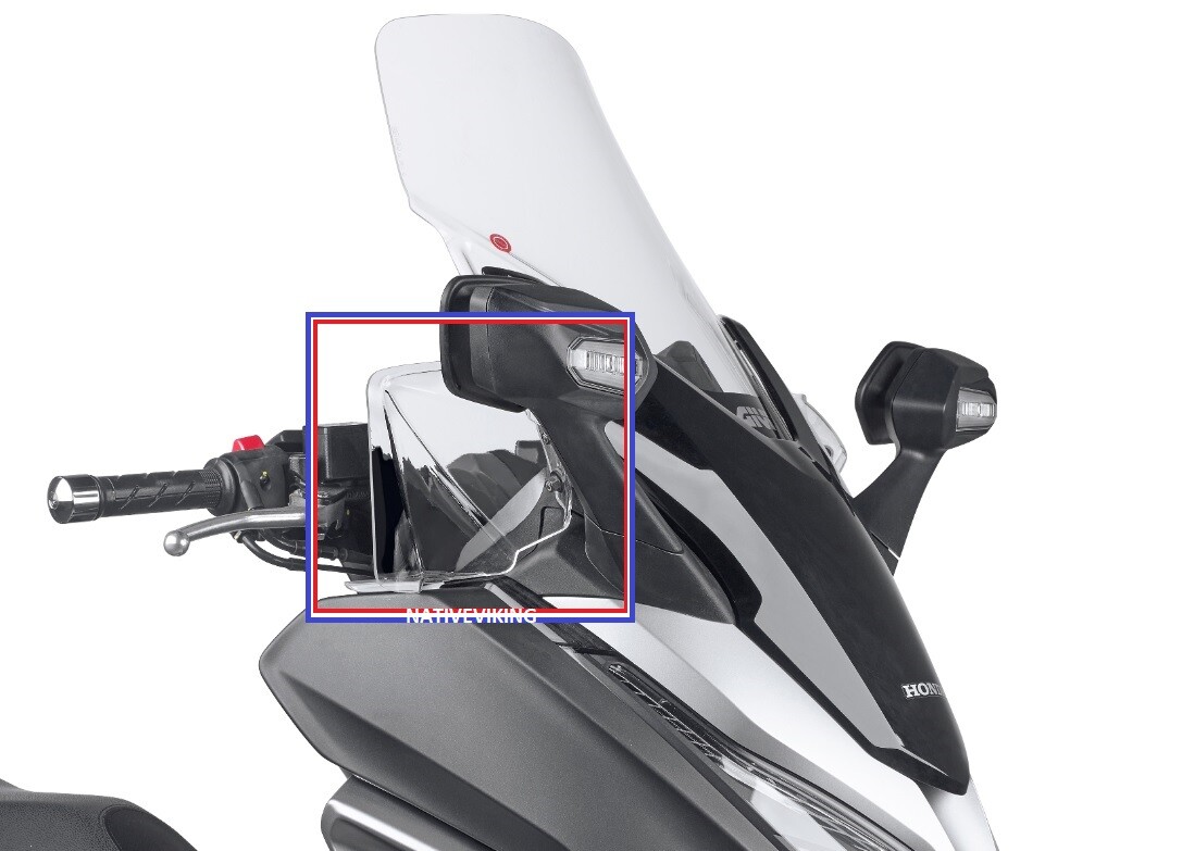 Givi DF1166 Honda Forza 350 2021 Handlebar WIND DEFLECTORS pair