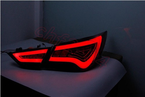Fit For Hyundai Sonata 2011-2015 LED Smoked Black Left + Right Rear Tail Lights - Bild 8 von 11