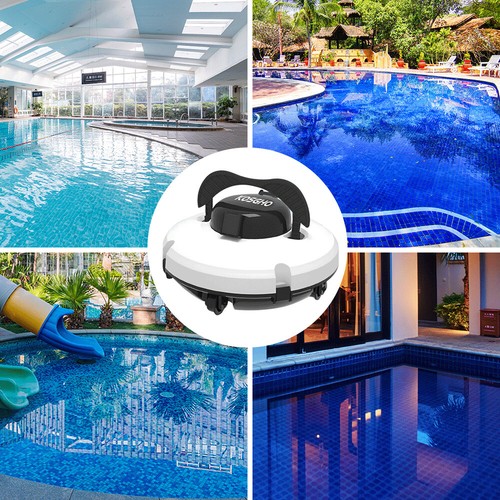 Cordless Robotic Pool Cleaner IPX8 Dual-Drive Motors Automatic Pool Vacuum - Picture 6 of 13