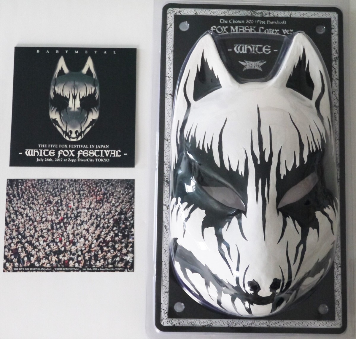 BABYL 『The Chosen 500』FOX MASK5種 BABYMETAL The Chosen 500 The Five Fox Festival DVD Mask Set