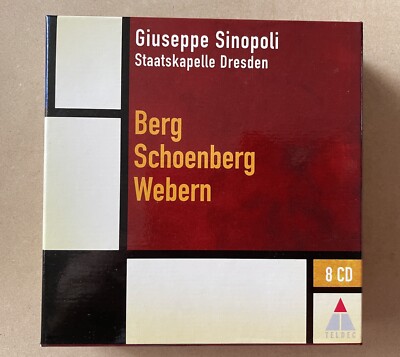 Giuseppe Sinopoli 8-CD Box Set Berg Schoenberg Webern Staatskapelle Dresden 2008