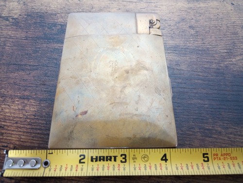Elgin American: Magic Action Lite-O-Matic Cigarette Case with built in lighter. - Picture 21 of 21