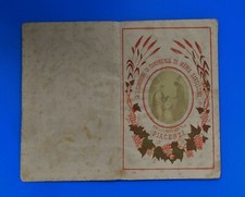 Santino Holy Card Libretto Comunione Bertola Piacenza