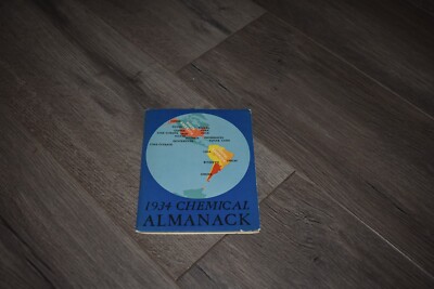 1934 Chemical Almanack by Merck Fine Chemicals 2nd edition booklet