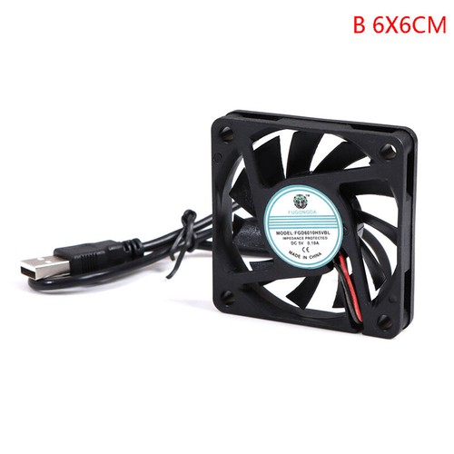 DC 5V USB Brushless Sleeve Bearing Fen Computer PC Silent Cooler Cooling Fan Lot - Photo 14/17